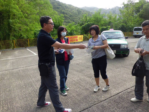 Publicity Activity on Fire Safety at Chung Yeung Festival (13, 14 and 19 October 2013)
