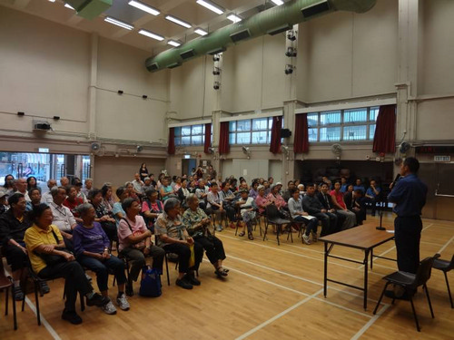 Fire Drill of Choi Wan Estate Community Centre (21 October 2013)