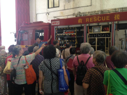 Fire Safety Visits & Seminar for the Elderly in Celebration of the 65th Anniversary of the Founding of the PRC-visits (4, 11 & 18 September 2014)