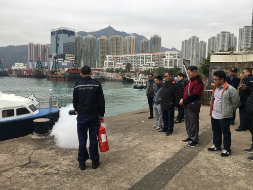Publicity Activity on Fire Safety at Typhoon Shelter (Lunar New Year) (9 February 2018)