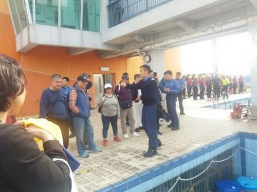 Visits to Fire Services Department Diving Base (27 February 2019)