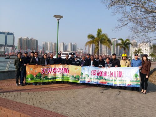 Publicity Activity on Fire Safety at Typhoon Shelter (Lunar New Year) (21 January 2019)