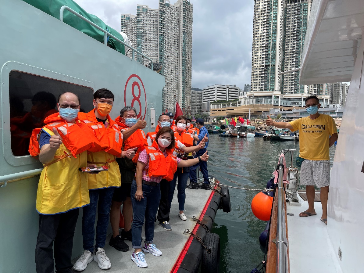 Fire Safety Publicity Activity at Shau Kei Wan Typhoon Shelter (2 July 2021)